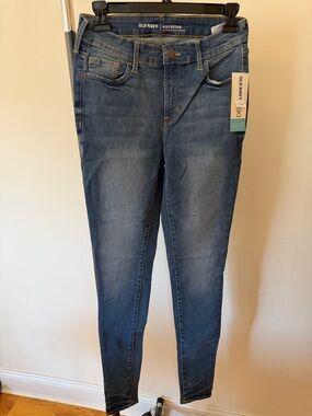 Old Navy Women's Rockstar Skinny Jeans - Medium Blue Wash
